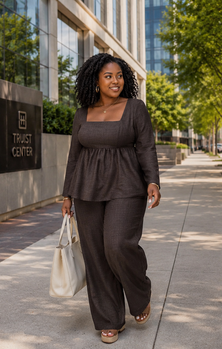 First Class Peplum Set