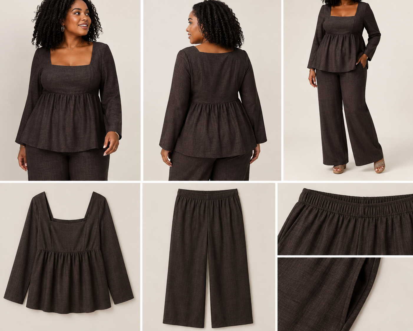 First Class Peplum Set