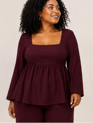 First Class Peplum Set