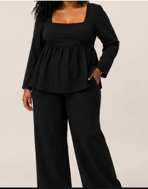 First Class Peplum Set